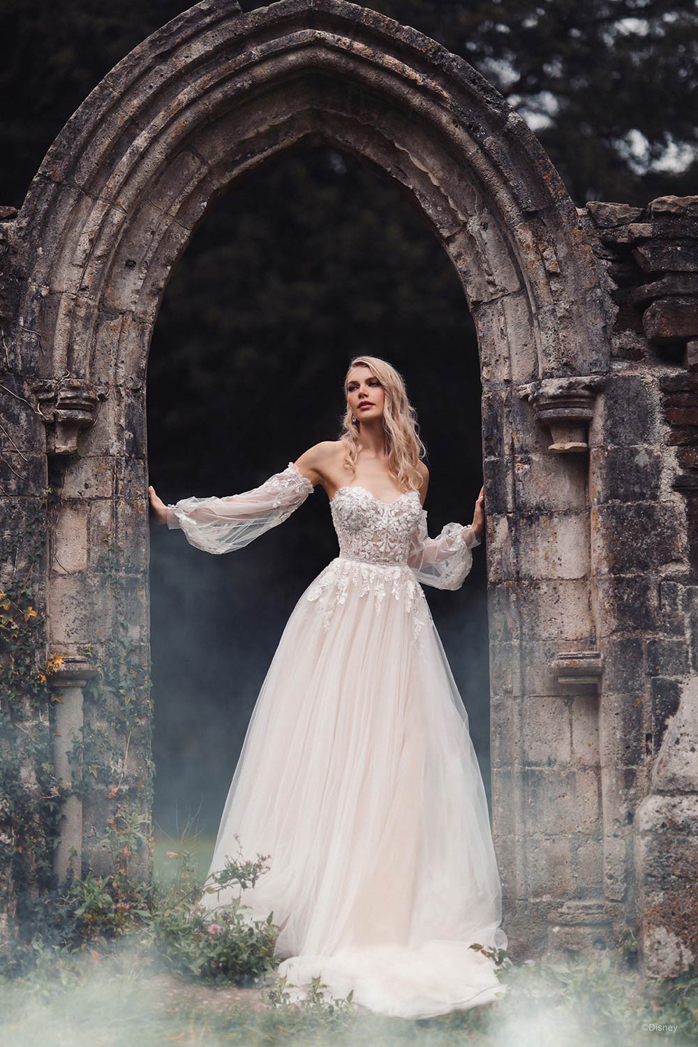 aurora dress, disney wedding dress