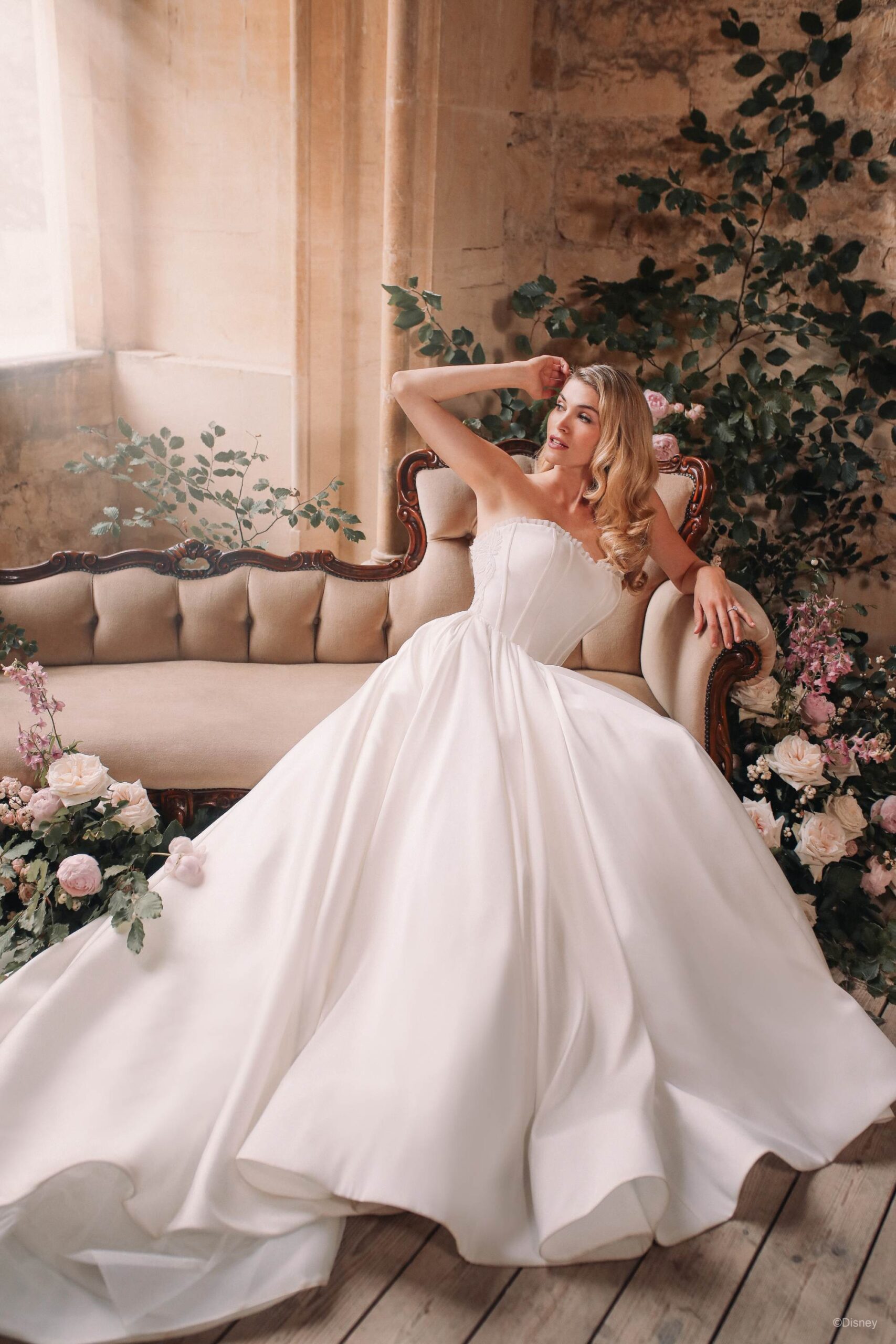 princess wedding dress, strapless wedding dress, wedding dress shop maidstone